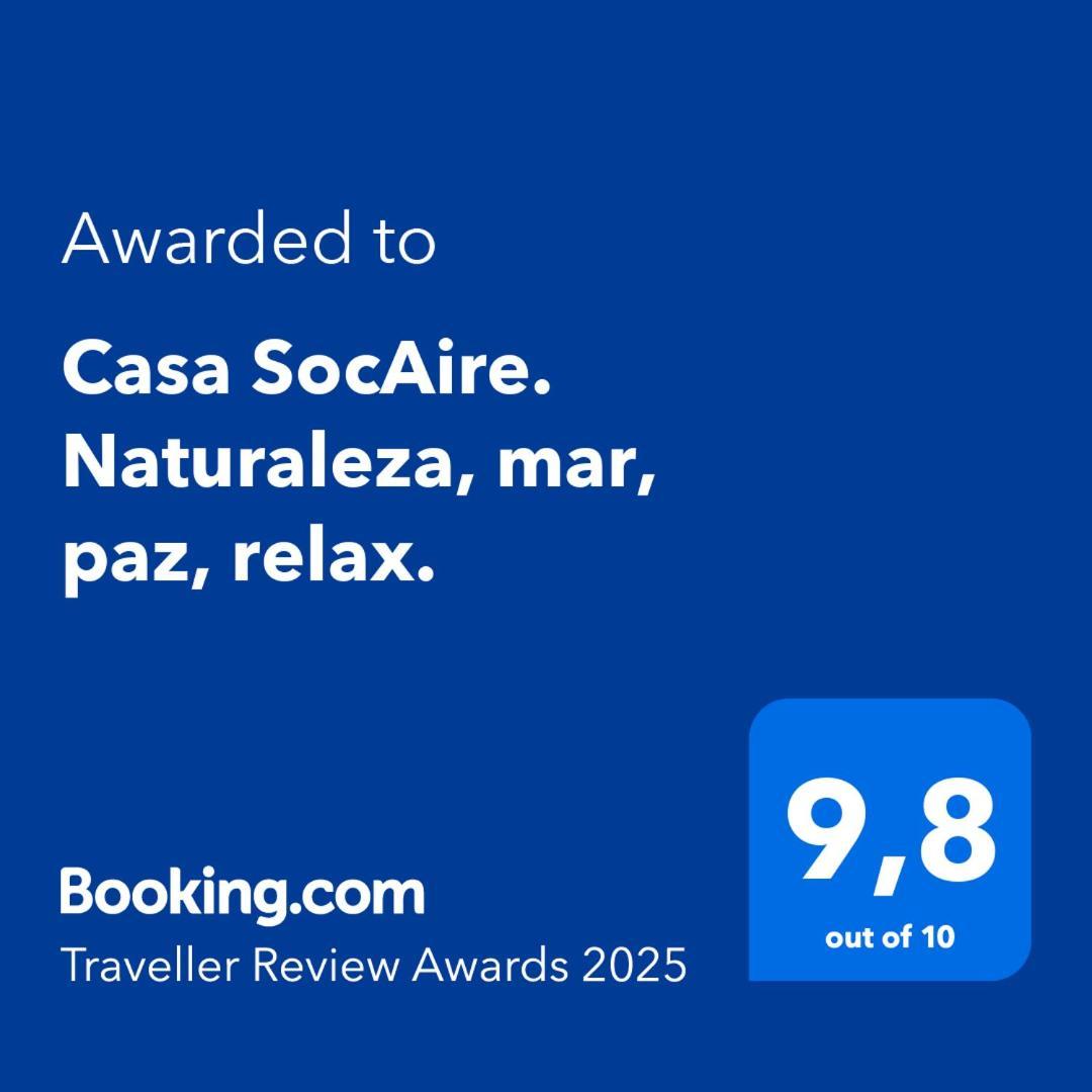 Casa Socaire. Naturaleza, Mar, Paz, Relax. Tabayesco エクステリア 写真